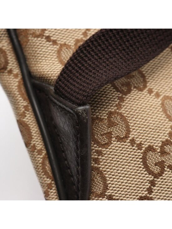 Gucci Backpack GG Canvas Beige Brown main image 5